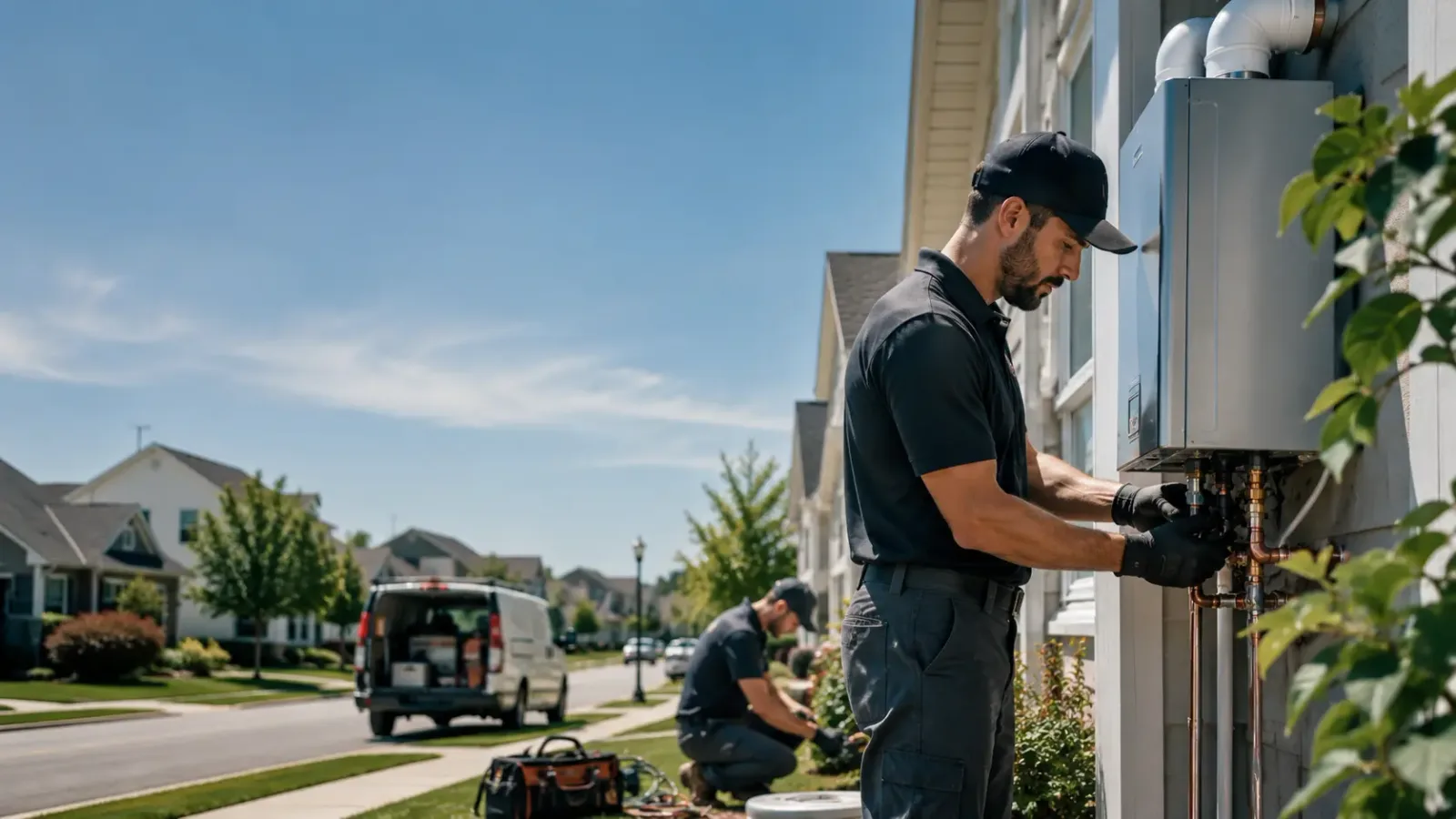 Tankless Water Heater Installation in Lehr, ND